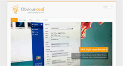 Desktop Screenshot of obviousidea.com