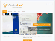 Tablet Screenshot of obviousidea.com